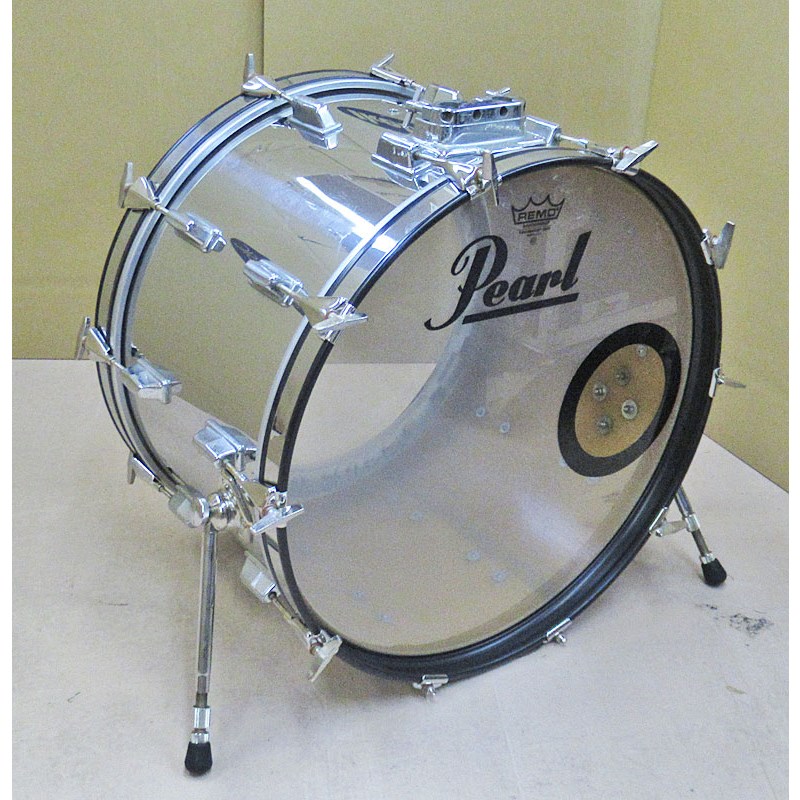 Pearl FX-222 Fiber Glass Shell 22×14BD クロームメタル・カバリングの画像